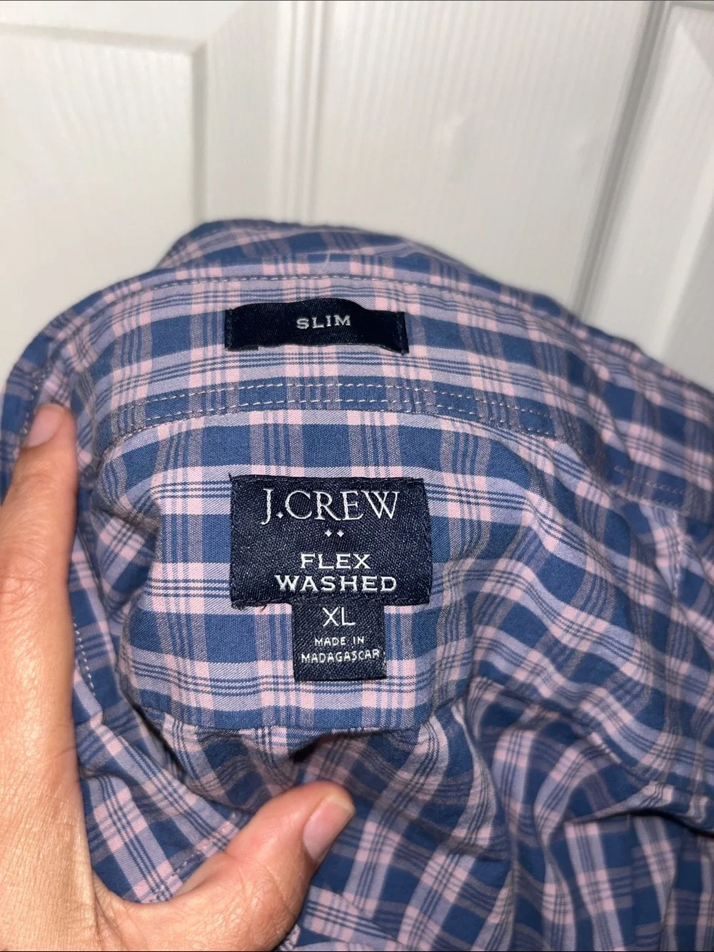 J. Crew lightweight plaid